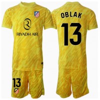 Camiseta Atletico Madrid Jan Oblak #13 Portero Tercera Equipación Replica 2024-25 para niños mangas cortas (+ Pantalones cortos)